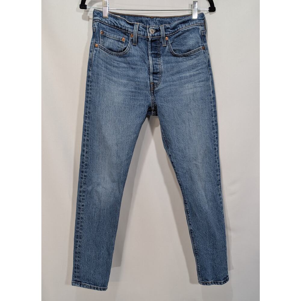Levi’s 501 Skinny Jeans Light Wash Blue Women’s Size 26 Modern Fit Denim